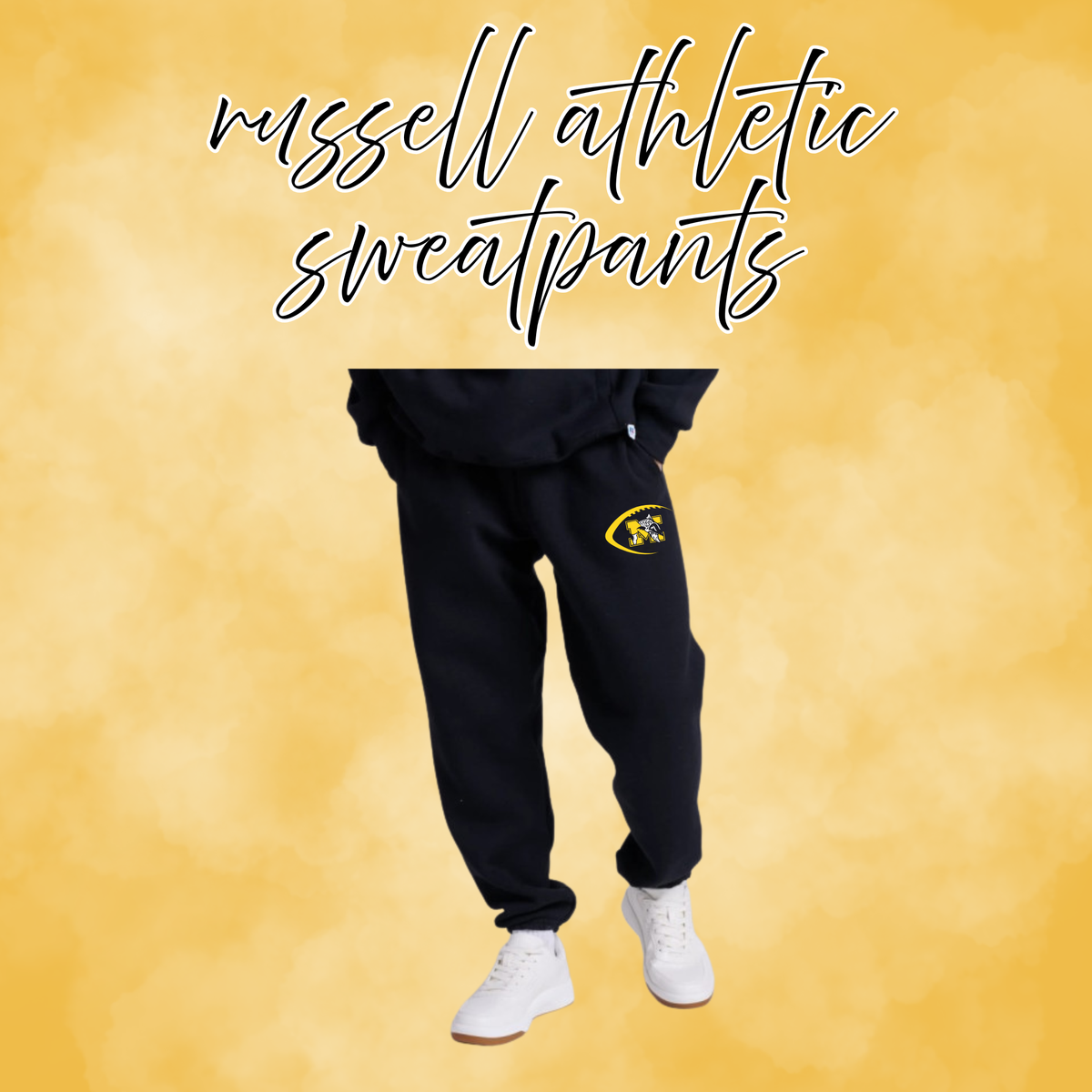 Muskies Football Russell Embroidered Joggers