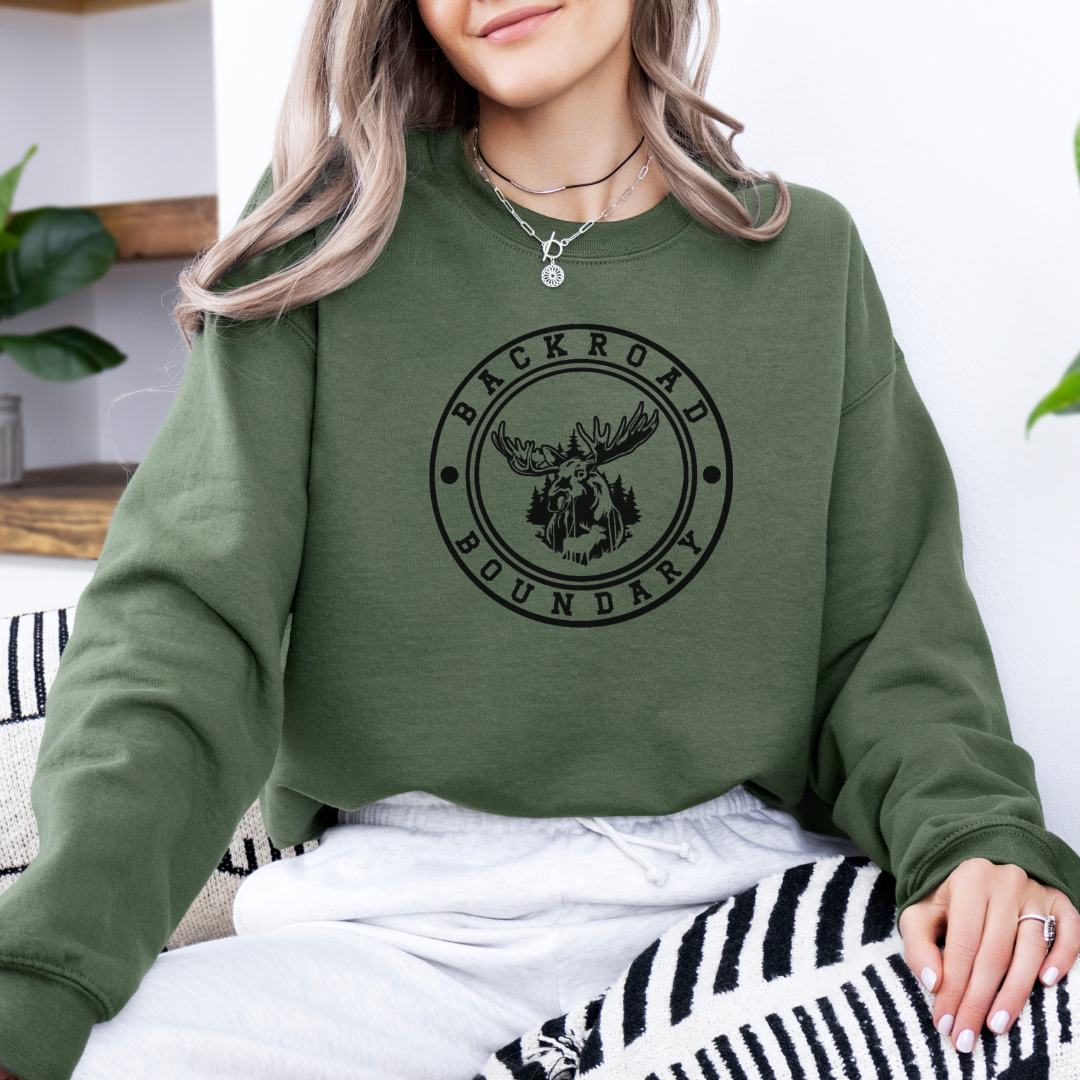 Build a Bull Moose Crewneck