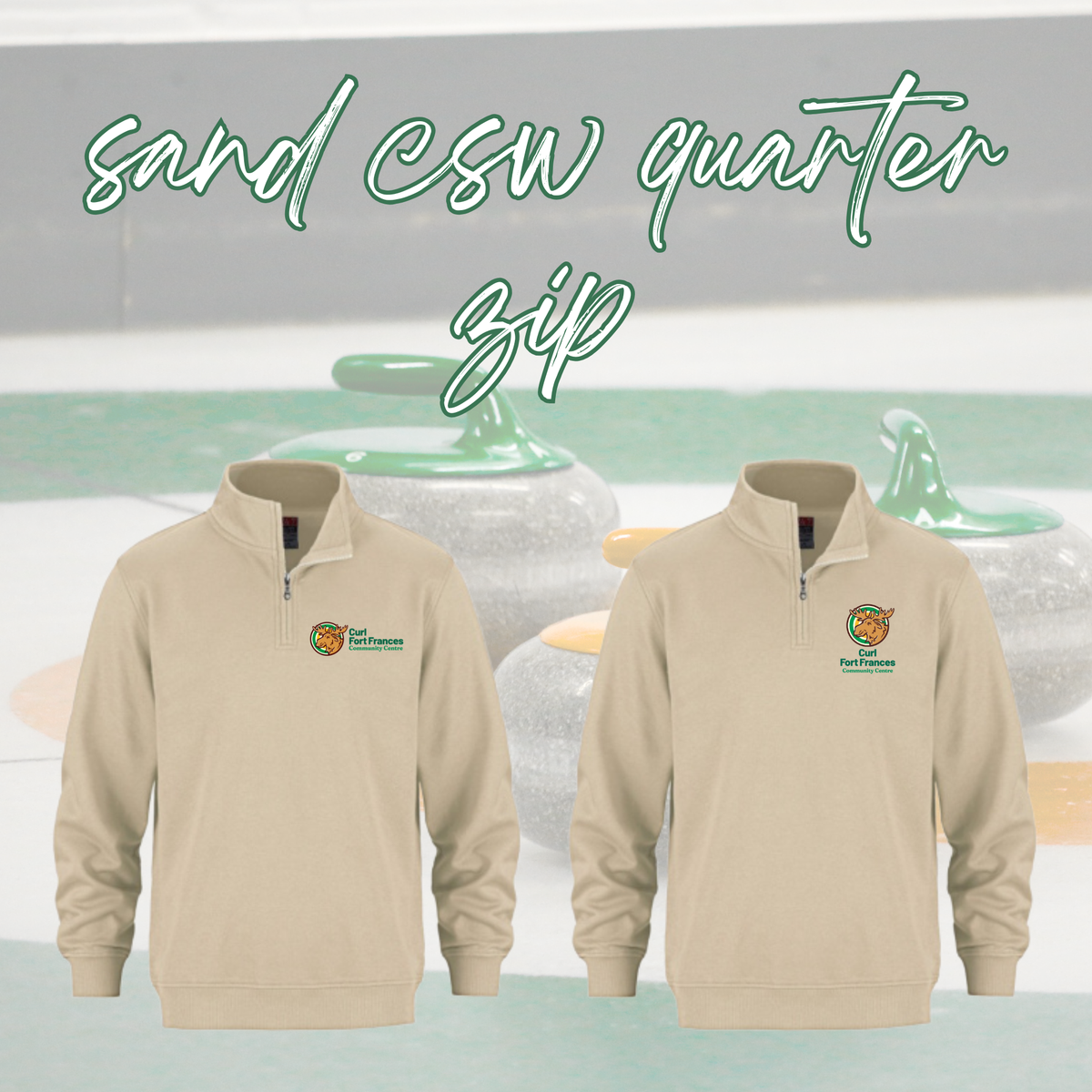 Curl Fort Frances Community Center CSW Embroidered Quarter Zip