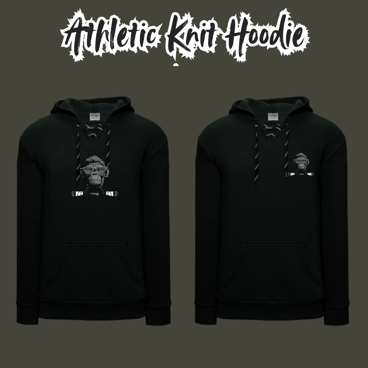 Bass Monkey Athletic Knit Hoodie
