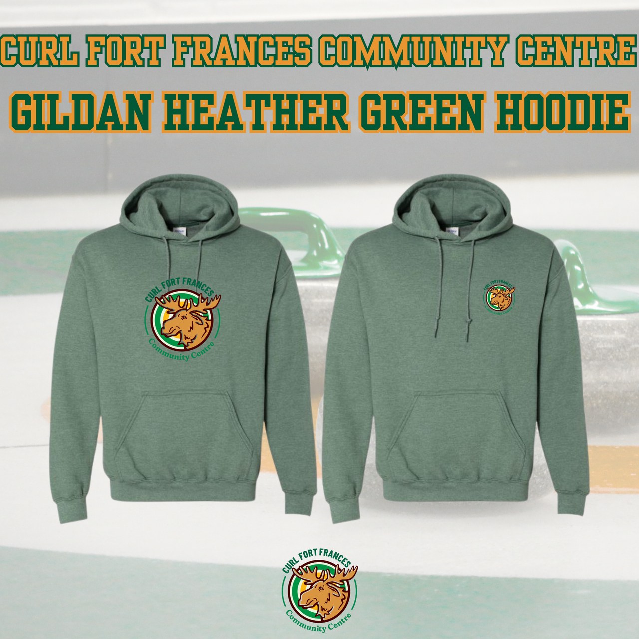 Curl Fort Frances Community Center Embroidered Hoodie