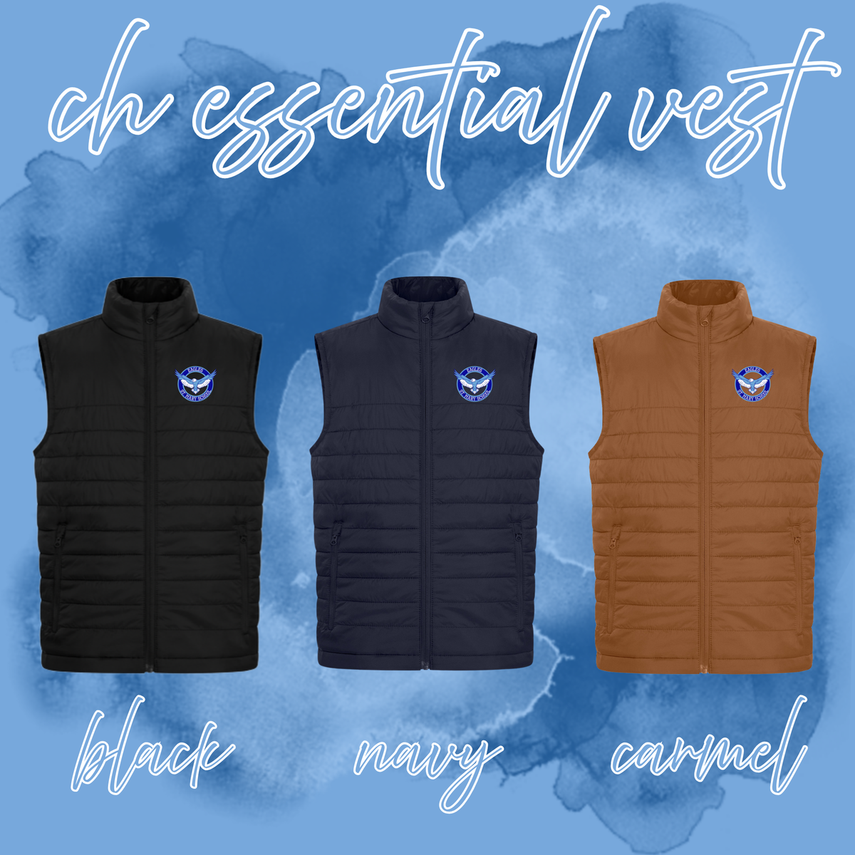 St.Mary CH Essential Embroidered Puffer Vest